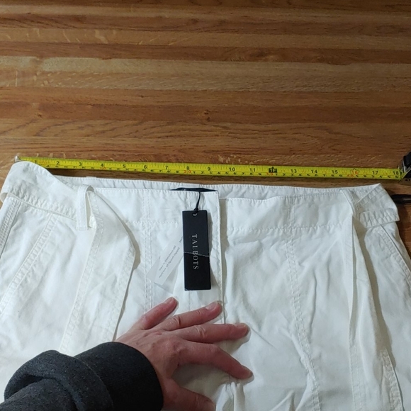 Talbots 🆕 Heritage Tie Waist Crop Pants 12 - Picture 10 of 11